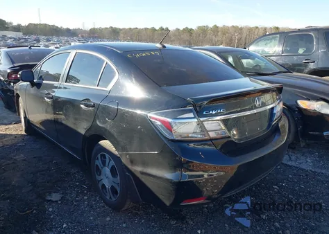 2013 Honda Civic Hybrid from USA, damaged, VIN 19XFB4F25DE004000